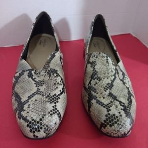 Clarks Collection SnakePrint Flats